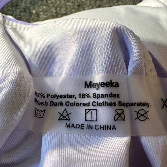 NWT Meyeeka Womens One Piece Swimsuit Tummy Control SZ XL - Picture 9 of 9